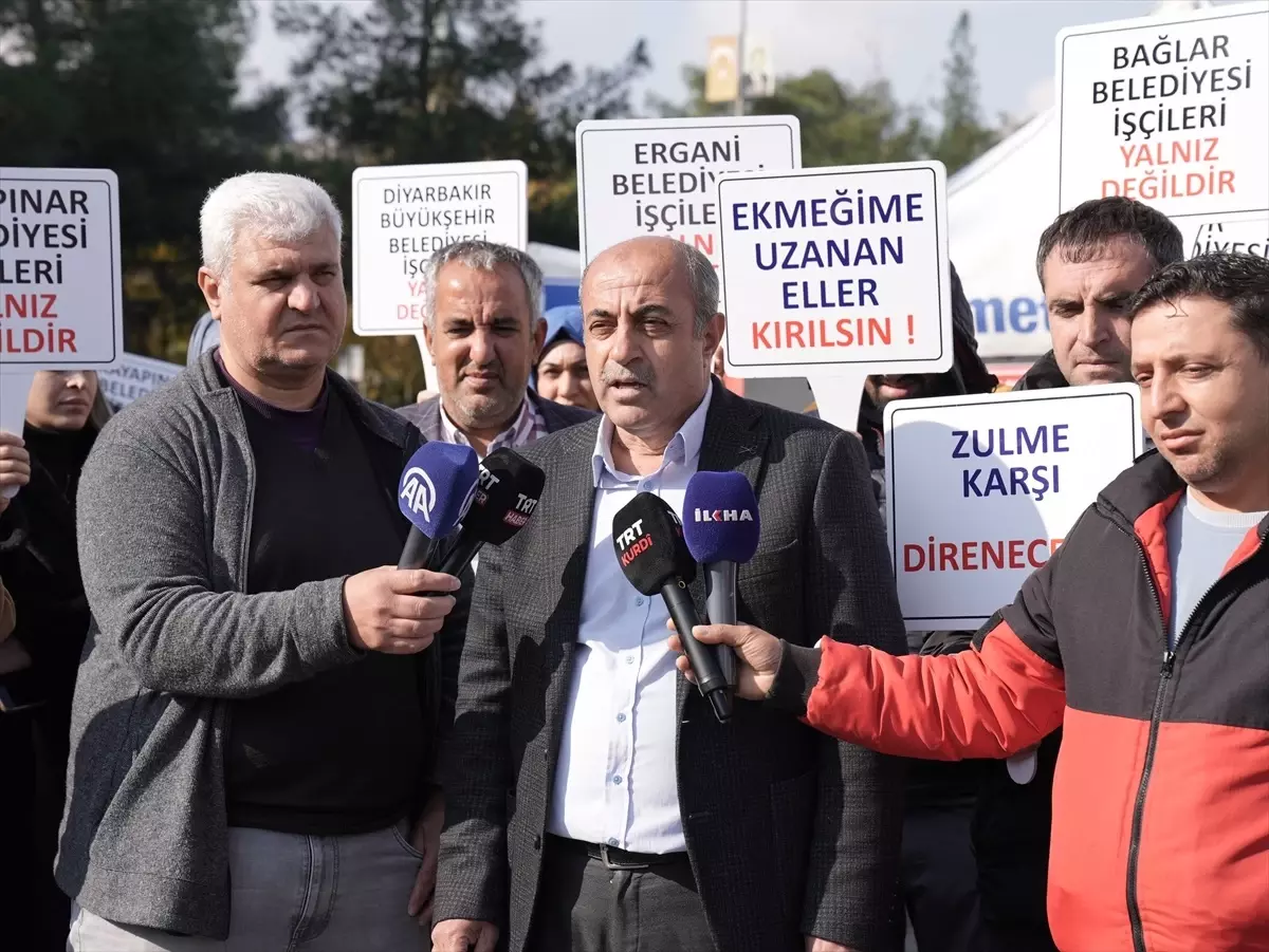 Diyarbakır’da İşçi Eylemi Devam Ediyor